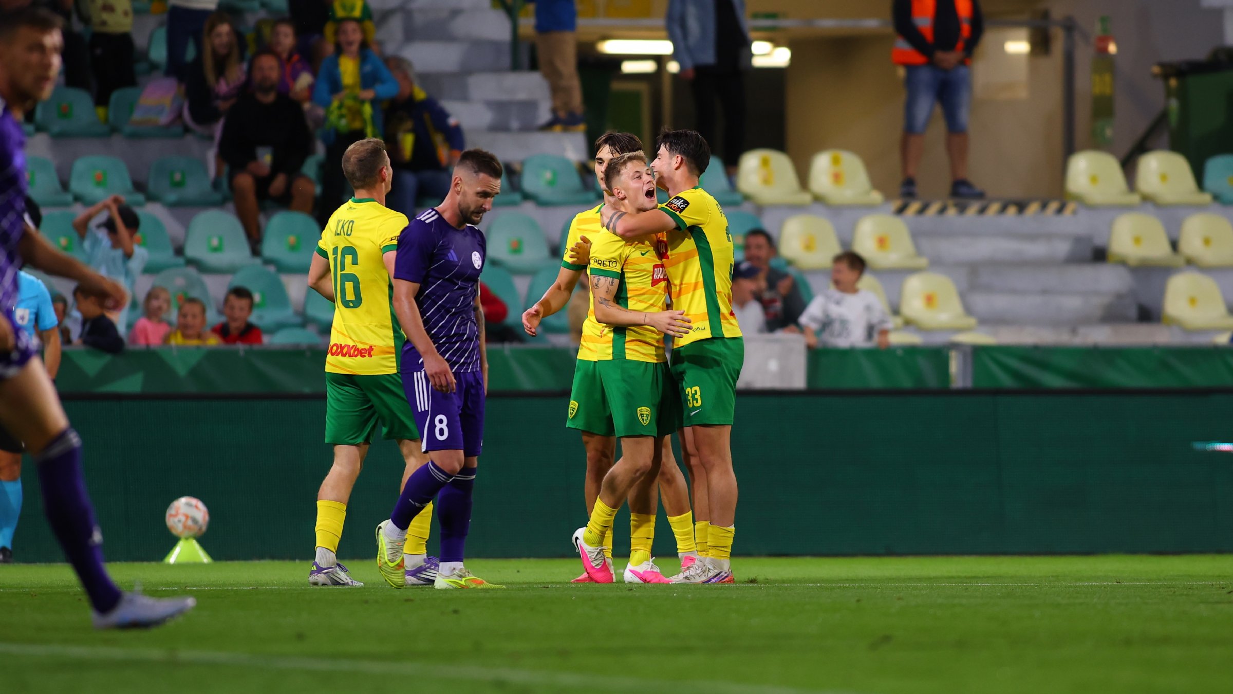First home league win secured with a late winner against Komárno