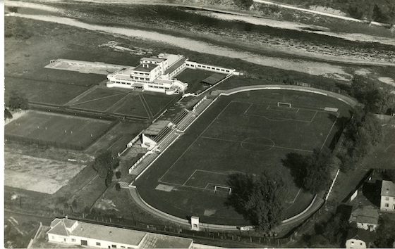Štadión Žilina v roku 1955