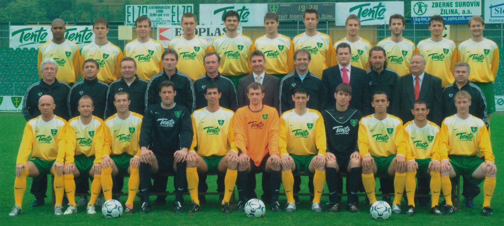 Majstrovské mužstvo MŠK Žilina v sezóne 2003/2004